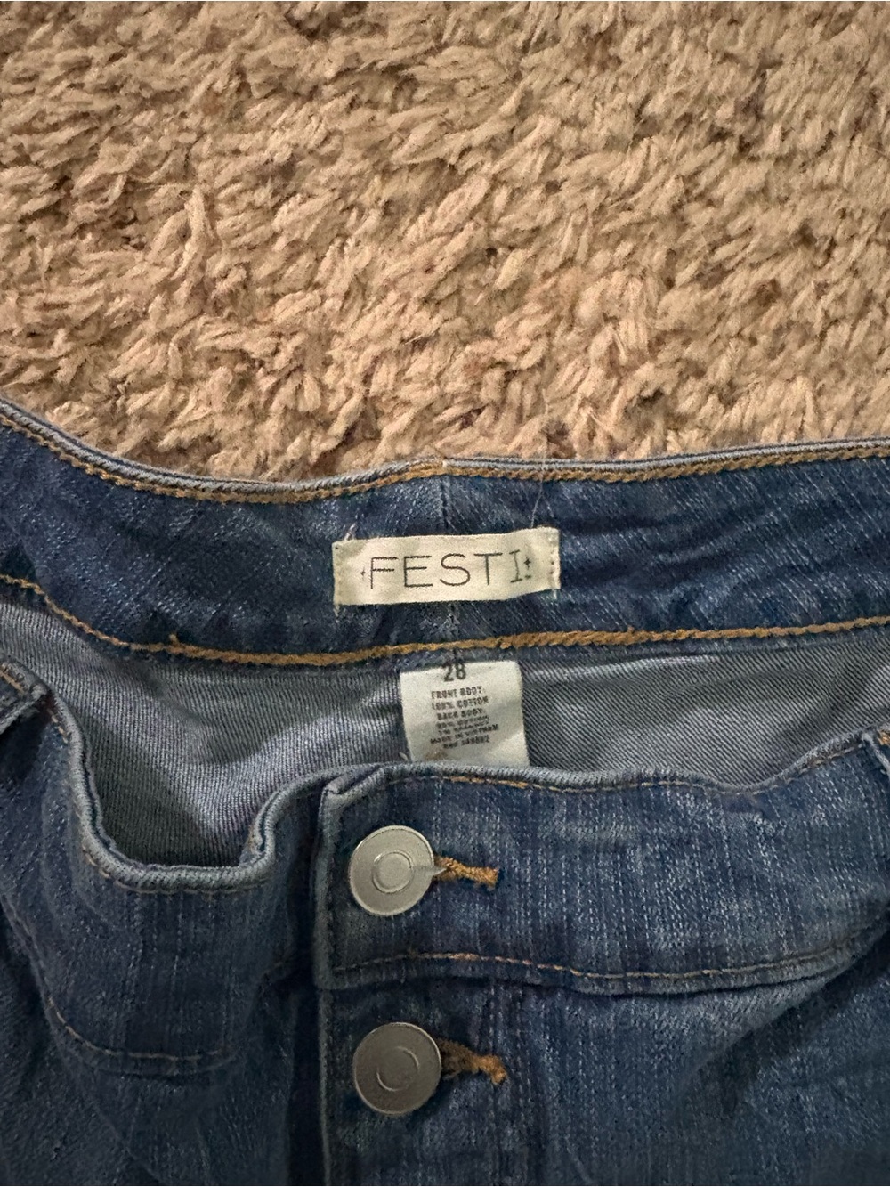 Plus Size Jean Shorts - Picture 2 of 3